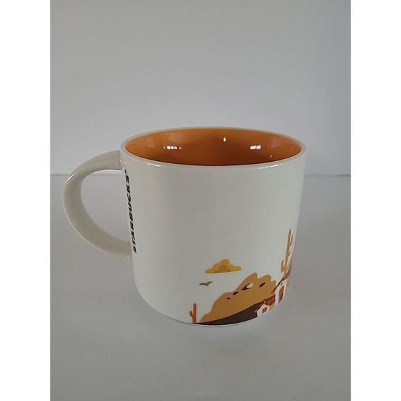 Starbucks Phoenix You Are Here Mug Collection 14 Oz Mug Orange Cream Desert - Picture 3 of 7
